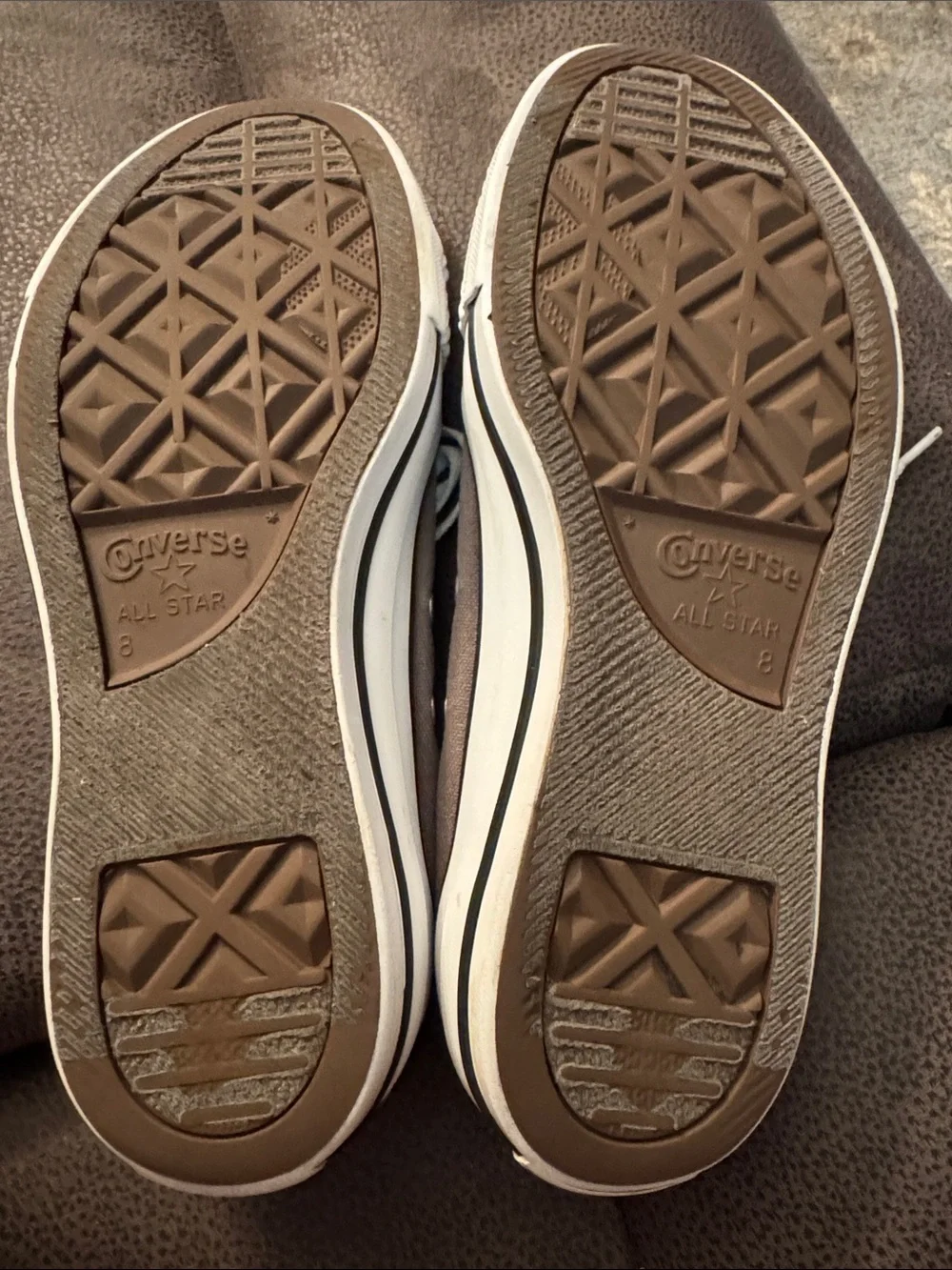 CONVERSE All Star Classic Gray Chuck Taylor Low Top Women’s Size 10 Men’s Size 8